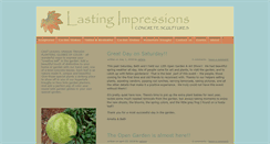 Desktop Screenshot of lastingimpressionsleaves.com